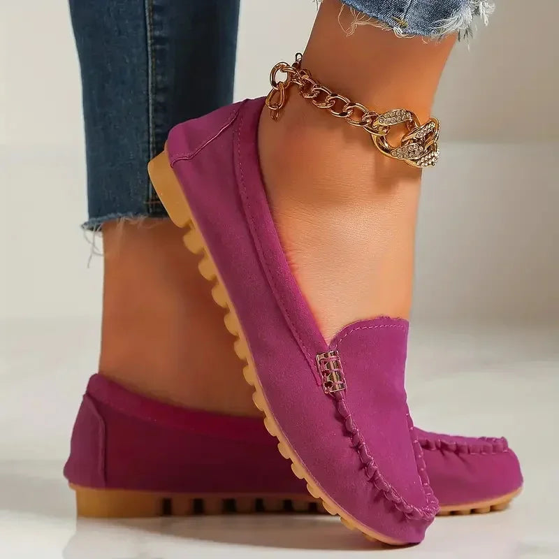Zapatos planos para mujer, nuevos, casuales, ligeros, tipo mocasín, modernos, versátiles y cómodos, estilo Mary Jane para mujer.