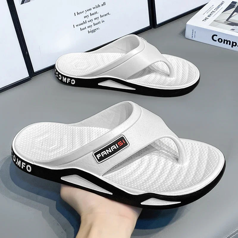 Chanclas de verano para hombre, sandalias deportivas de playa, calzado informal para hombre, estilo casual, moderno y cómodo para estar en casa.