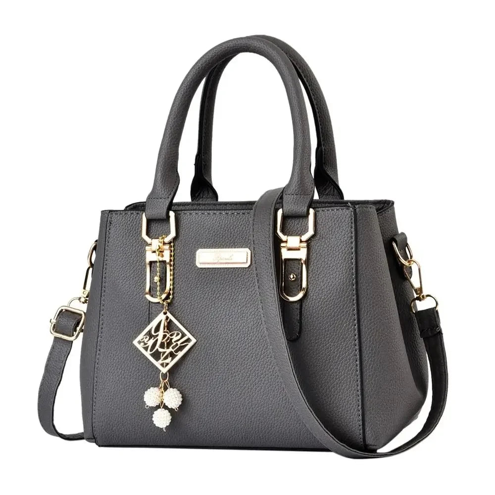 Bolsos de mano de gran capacidad, bolsos de mujer, bolsos de hombro para mujer, bolso bandolera informal de cuero