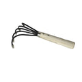 Rastrillo de mano para jardín con mango de madera, azada de doble propósito, azada y cultivador para cavar, desherbar, jardinería y cultivo.