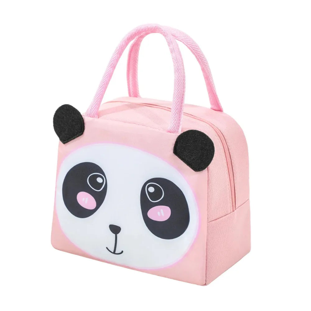 Bolsa Bento 3D tridimensional, linda bolsa Bento de dibujos animados, bolsa para el almuerzo, bolso de mano, bolsa de almacenamiento, bolsa aislante, lonchera de lona, bolsa de hielo