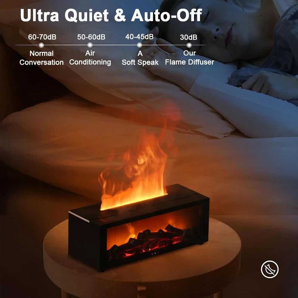 Humidificador de aire con aceites esenciales, humidificador de aroma para el hogar, difusor de fragancia automático con luz LED y control remoto. Activo