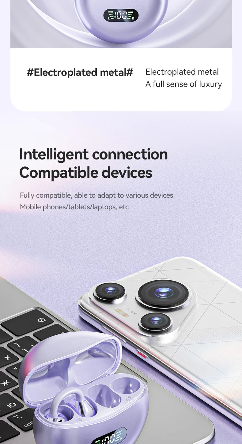 Auriculares de Conducción  Ósea HIFI (Huomtong)