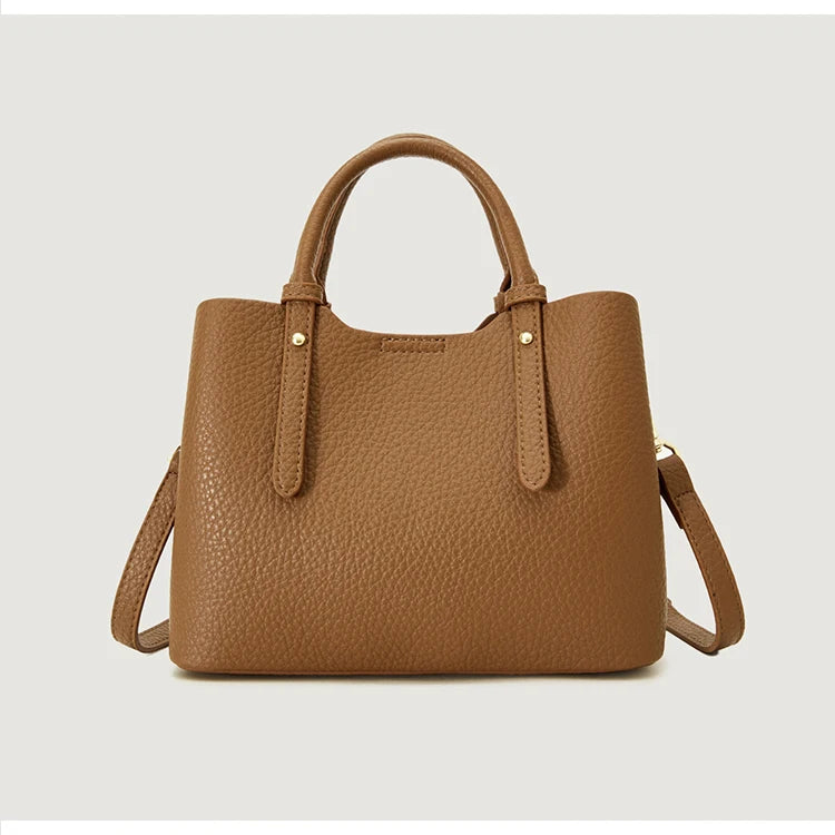 Bolsos de mano de PU para mujer, elegantes bolsos tote, diseño versátil, bolsos de uso diario, bolso de hombro compacto