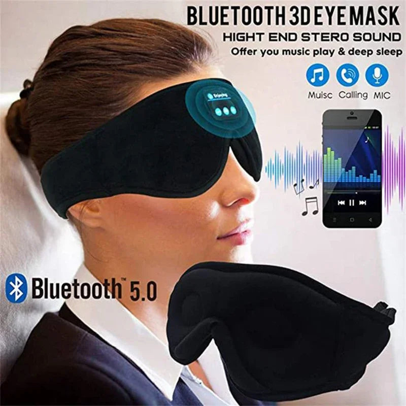 Auriculares para dormir Antifaz para dormir con forma de copa contorneada 3D
