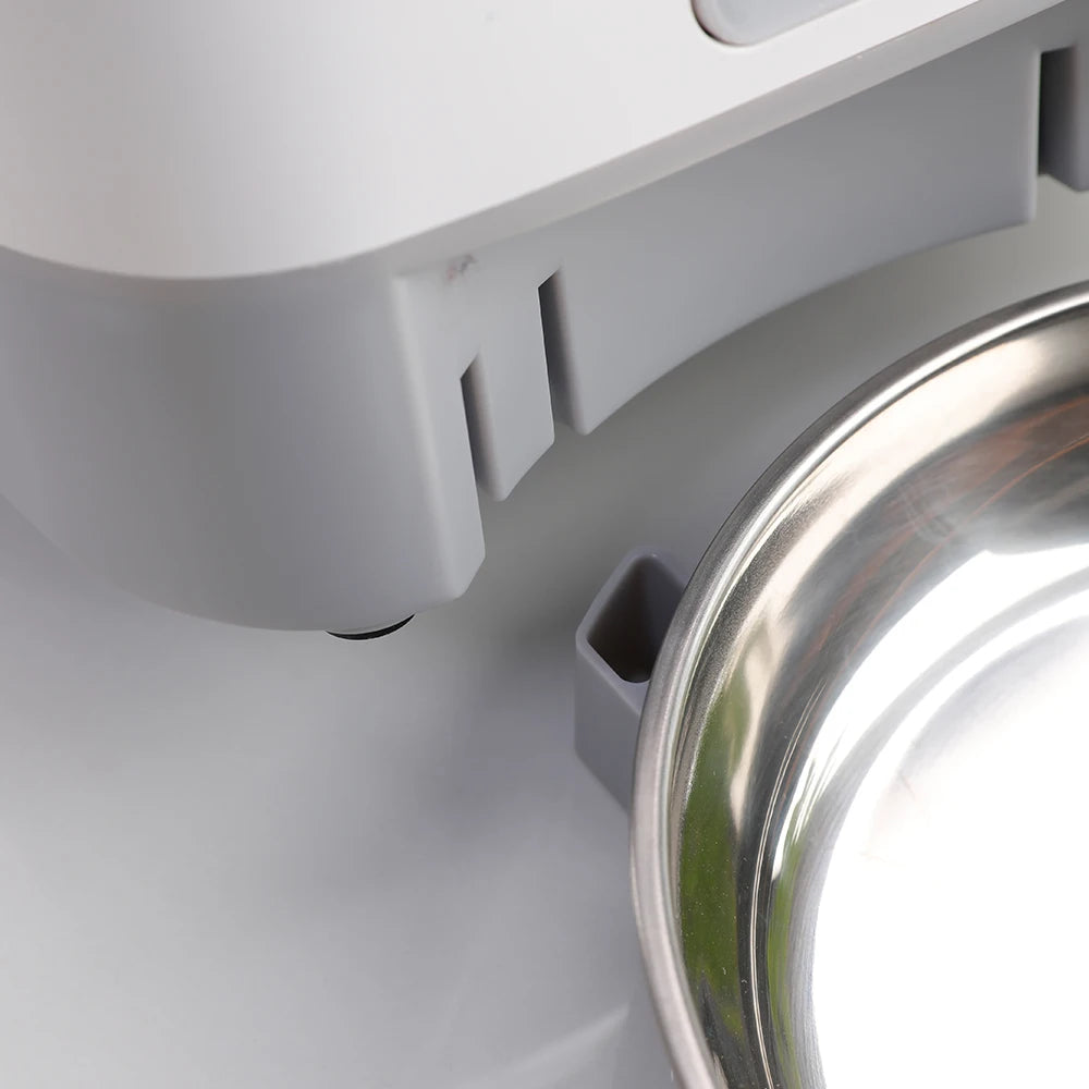 Comedero automático para mascotas de 3,5 L para gatos, WiFi, Smart Swirl, comedero lento para perros con grabadora de voz, dispensador de comida para gatos de gran capacidad con temporizador.