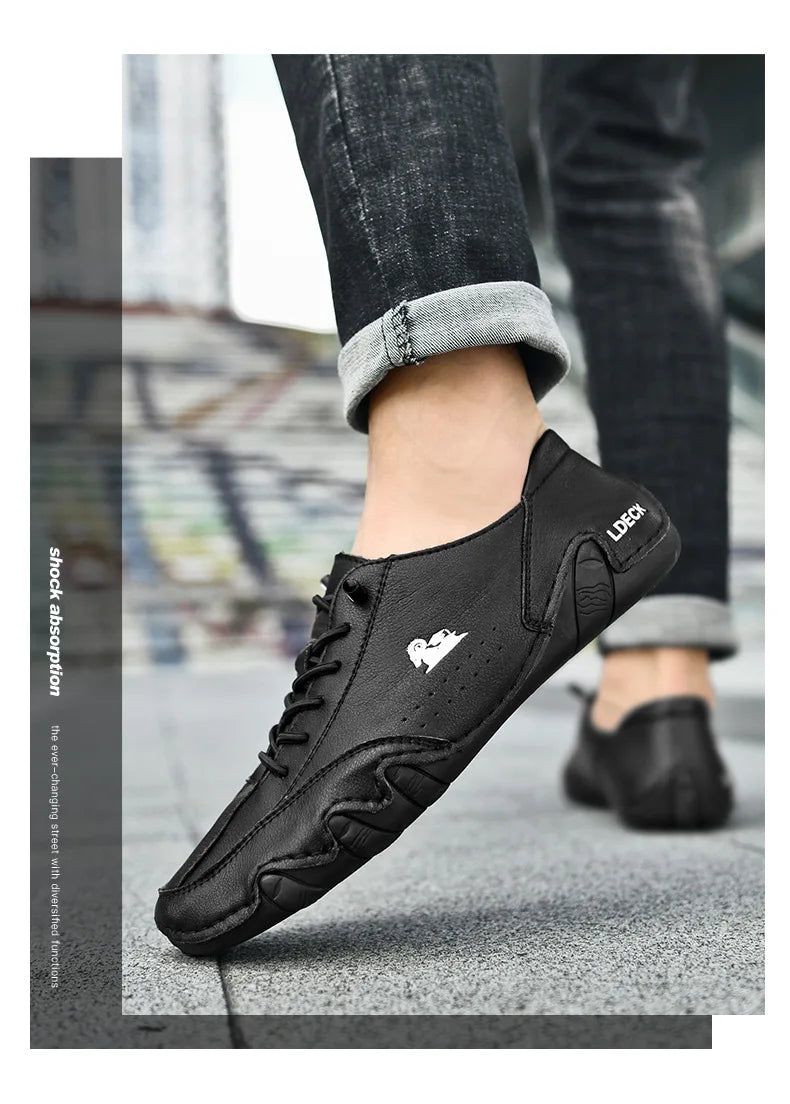 Zapatillas casuales para hombre 2023, nuevos botines con cordones, zapatos de moda para hombre, mocasines de alta calidad, zapatos casuales de lujo para hombre.