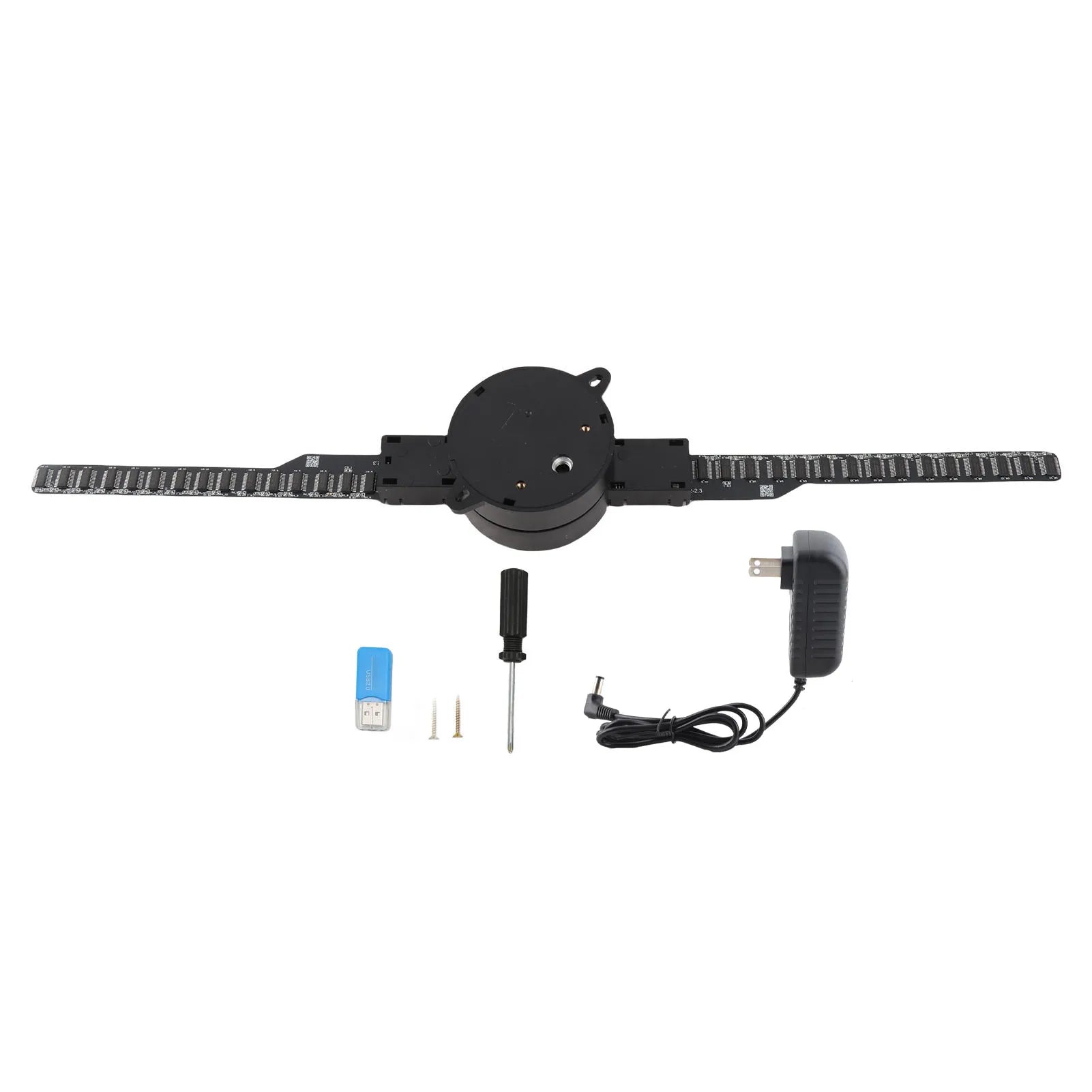 Ventilador de hologramas 3D WiFi UE/EE. UU. Proyector de hologramas 3D Ángulo de visión de 176 grados 100-240 V 2000x224 Edición personalizada estable para empresas