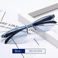Gafas inteligentes con zoom automático, gafas de lectura con filtro de luz azul para hombre y mujer, gafas ópticas para ordenador.