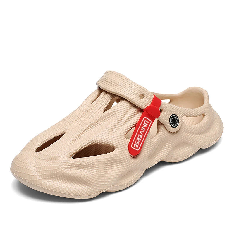 Pantuflas de verano para hombre, cómodas sandalias de plataforma para exteriores 2023, chanclas de playa, sandalias para hombre para interiores, calzado para el baño.
