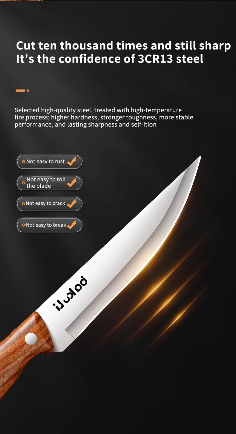 Nuevo cuchillo deshuesador profesional, cuchillo de chef con hoja ultra afilada de acero inoxidable de alto contenido de carbono para herramientas especiales de cocina de carnicero.