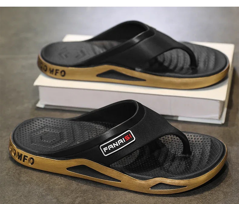 Chanclas de verano para hombre, sandalias deportivas de playa, calzado informal para hombre, estilo casual, moderno y cómodo para estar en casa.