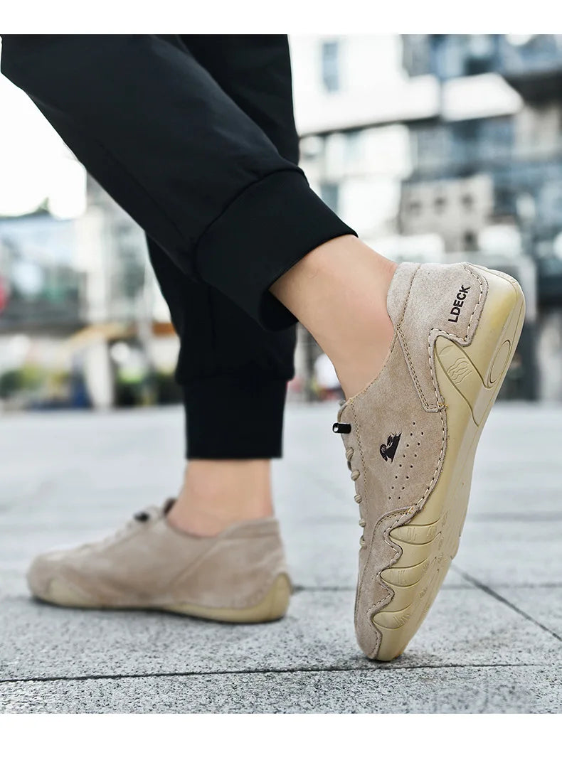 Zapatillas casuales para hombre 2023, nuevos botines con cordones, zapatos de moda para hombre, mocasines de alta calidad, zapatos casuales de lujo para hombre.