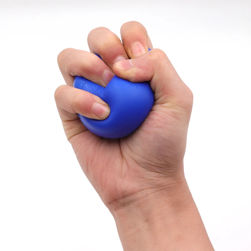 Pelota fortalecedora de agarre para rehabilitación y entrenamiento de fuerza de la mano, pelota de masaje de espuma antiestrés para la recuperación muscular en adultos.