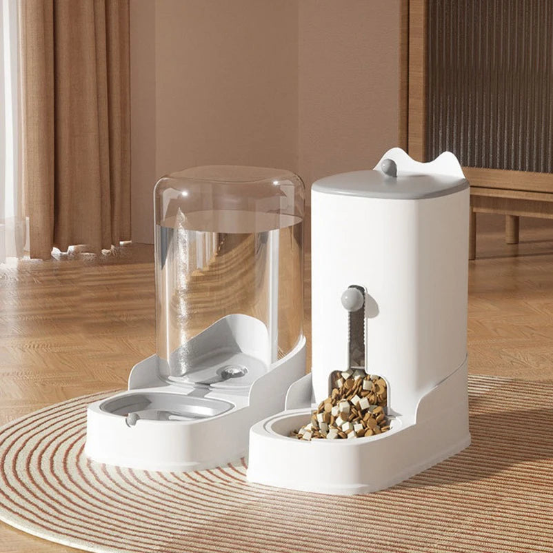 Nuevo dispensador automático de agua y comida para gatos de gran capacidad, bebedero para perros y gatos, comedero para perros y mascotas.