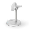 Estación de carga inalámbrica magnética 3 en 1 de 15 W para MagSafe iPhone 17 16 15 14 13 iWatch 10/9/8/7/6 AirPods Pro Cargador rápido de viaje
