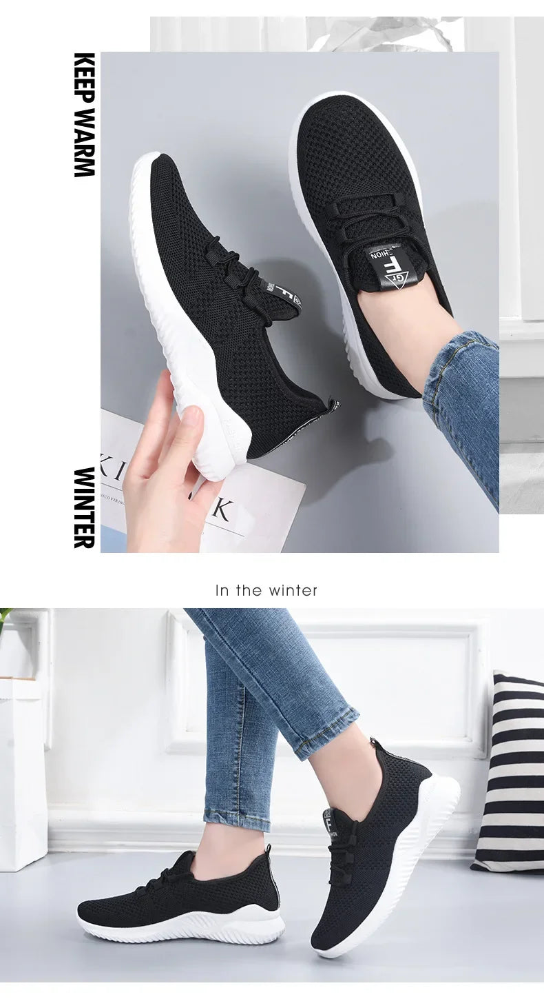 Zapatillas casuales de verano para mujer 2023, cómodas, transpirables