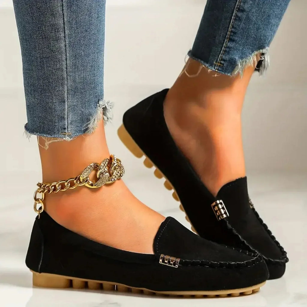 Zapatos planos para mujer, nuevos, casuales, ligeros, tipo mocasín, modernos, versátiles y cómodos, estilo Mary Jane para mujer.