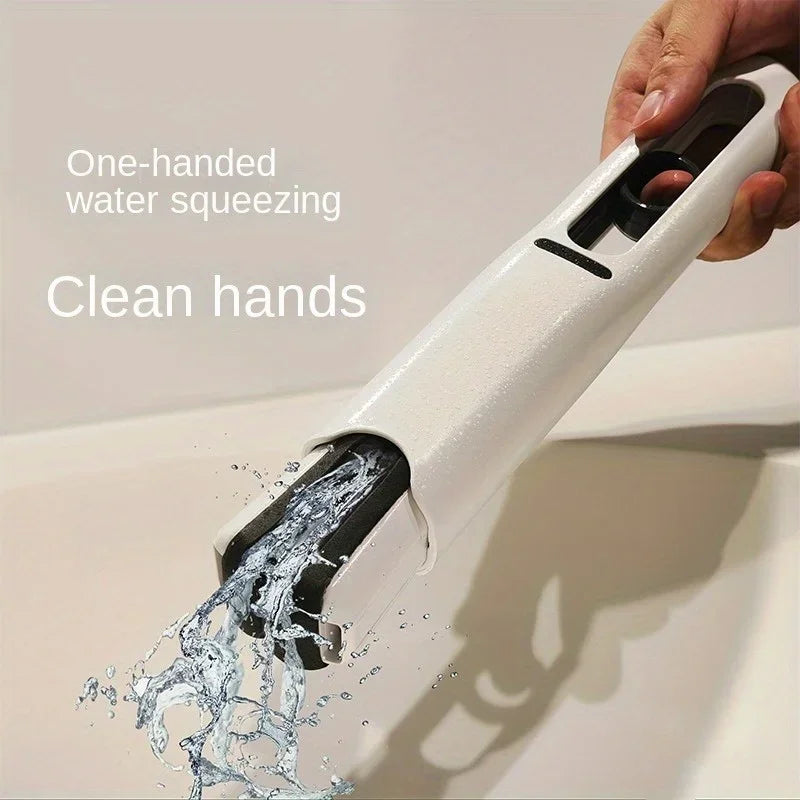 Mini fregona plegable de gran potencia con esponja para limpieza del hogar. Fregonas autoescurribles para suelos, escritorios, ventanas y coches.