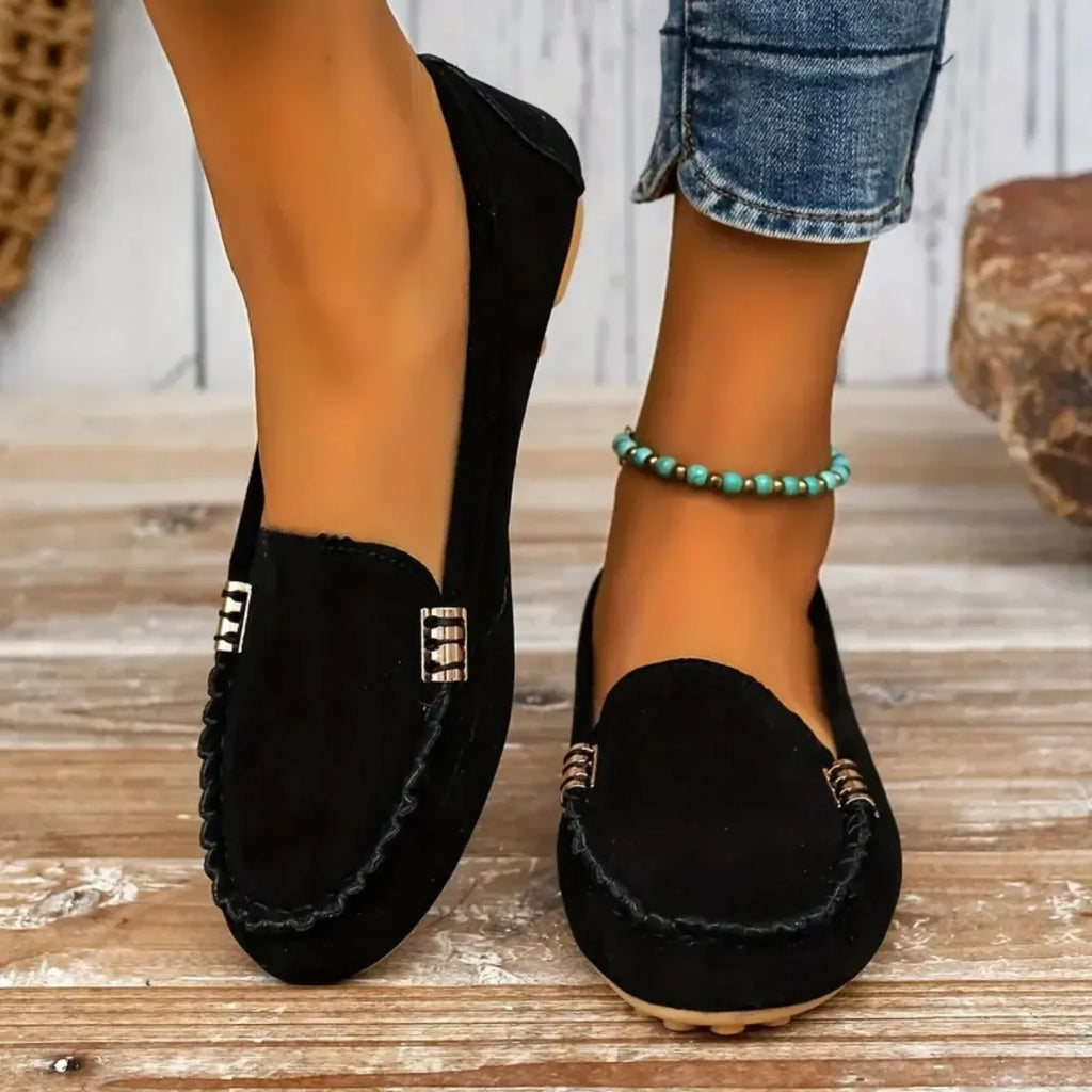Zapatos planos para mujer, nuevos, casuales, ligeros, tipo mocasín, modernos, versátiles y cómodos, estilo Mary Jane para mujer.