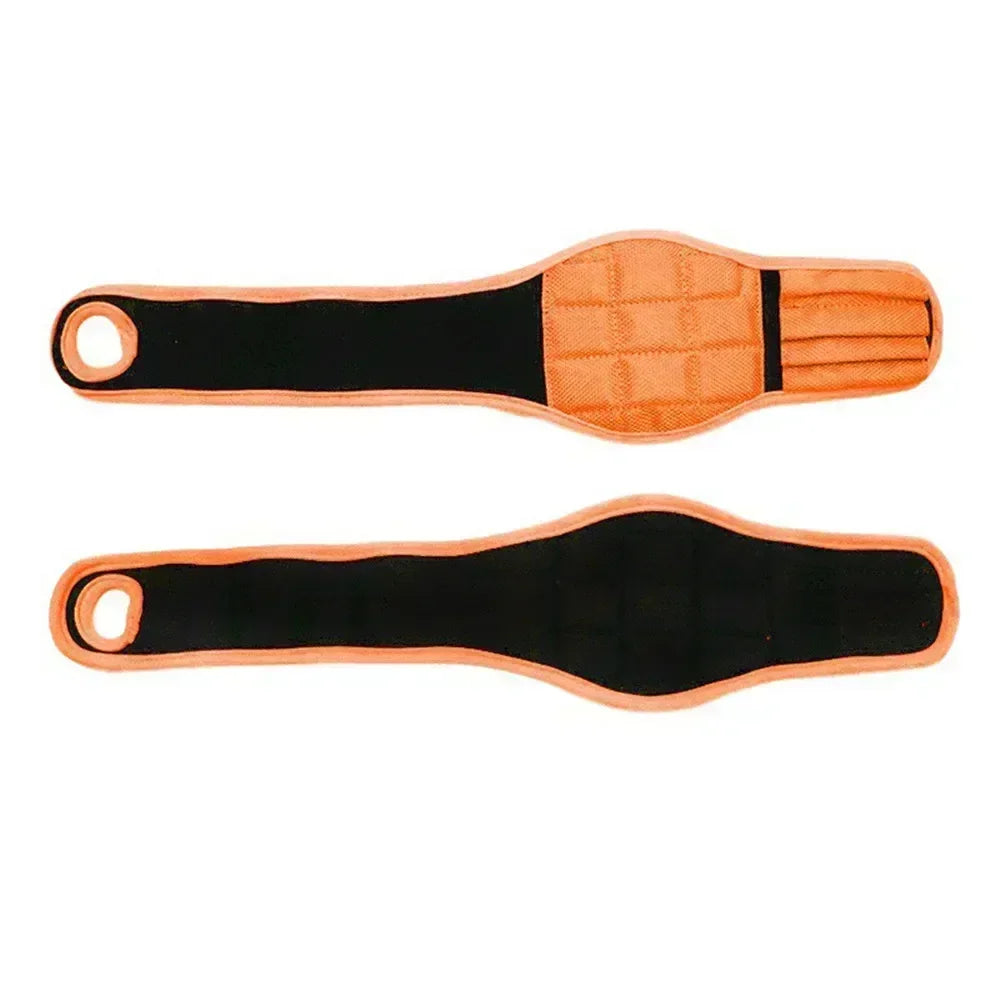 Pulsera magnética con imanes potentes que sujetan tornillos, clavos, brocas y herramientas. Soporte de almacenamiento para herramientas de muñeca para electricistas.