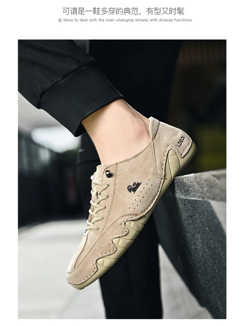 Zapatillas casuales para hombre 2023, nuevos botines con cordones, zapatos de moda para hombre, mocasines de alta calidad, zapatos casuales de lujo para hombre.