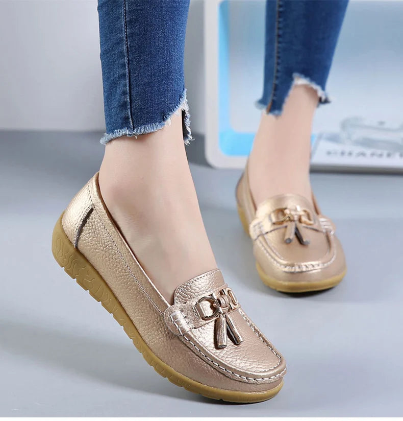 Zapatos de mujer sin cordones, mocasines para bailarinas, zapatillas casuales para mujer, zapatos planos para mujer, zapatos casuale