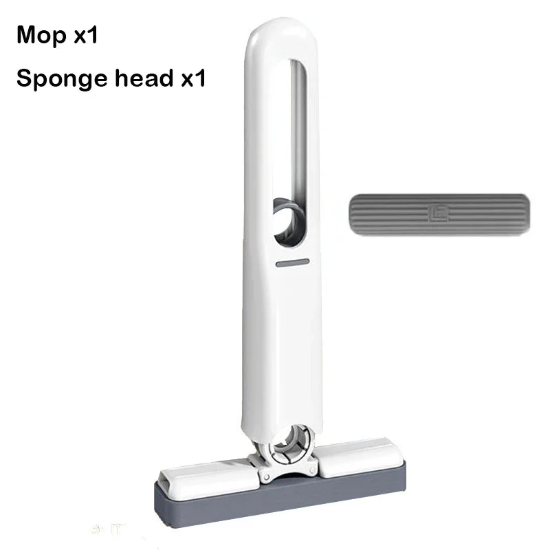 Mini fregona plegable de gran potencia con esponja para limpieza del hogar. Fregonas autoescurribles para suelos, escritorios, ventanas y coches.