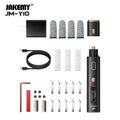 Cuchillo de corte ultrasónico Jakemy de 40 kHz, cuchillo ultrasónico portátil con 10/50 cuchillas de repuesto, herramienta de bricolaje para cortar y pulir