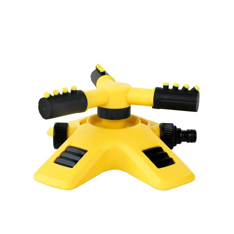 Sistema de riego automático giratorio de 360 grados para jardín, césped y patio. Amplia cobertura de riego