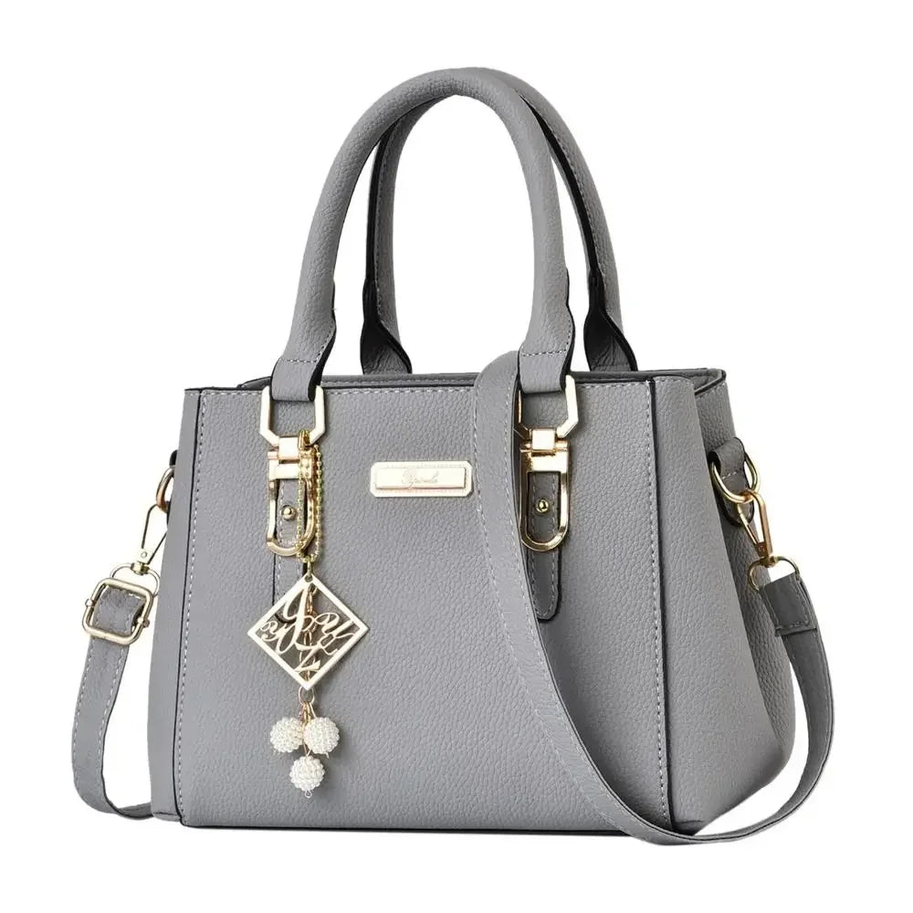 Bolsos de mano de gran capacidad, bolsos de mujer, bolsos de hombro para mujer, bolso bandolera informal de cuero