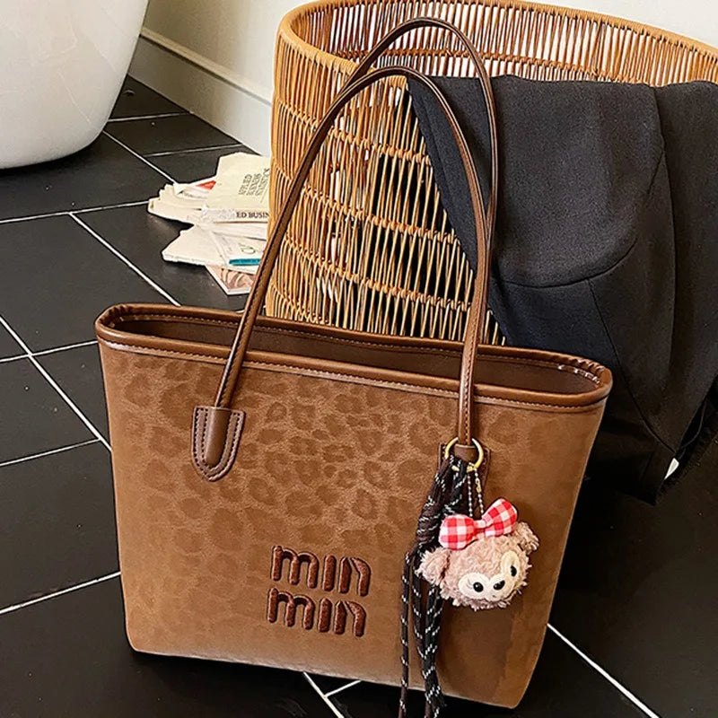 Bolso de mano nuevo para mujer 2025, bolso de hombro de gran capacidad, bolso tote, bolso para ir al trabajo, bolso de mano bajo el brazo, moderno