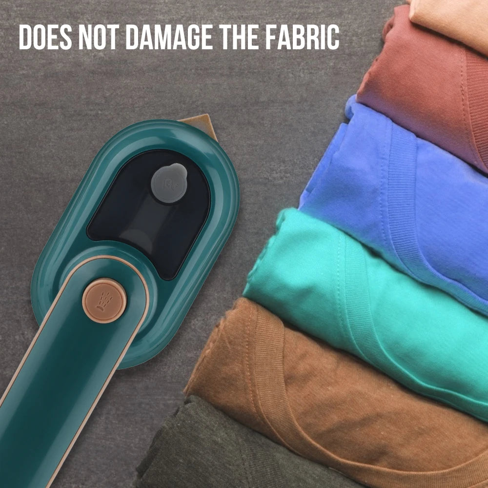 Mini plancha de vapor portátil para ropa, ideal para el hogar y viajes. Plancha de ropa húmeda y seca.