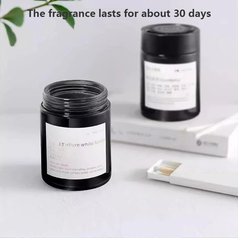 Perfume sólido en bálsamo para coche con aromaterapia, con fragmentos de la nueva fragancia de larga duración.