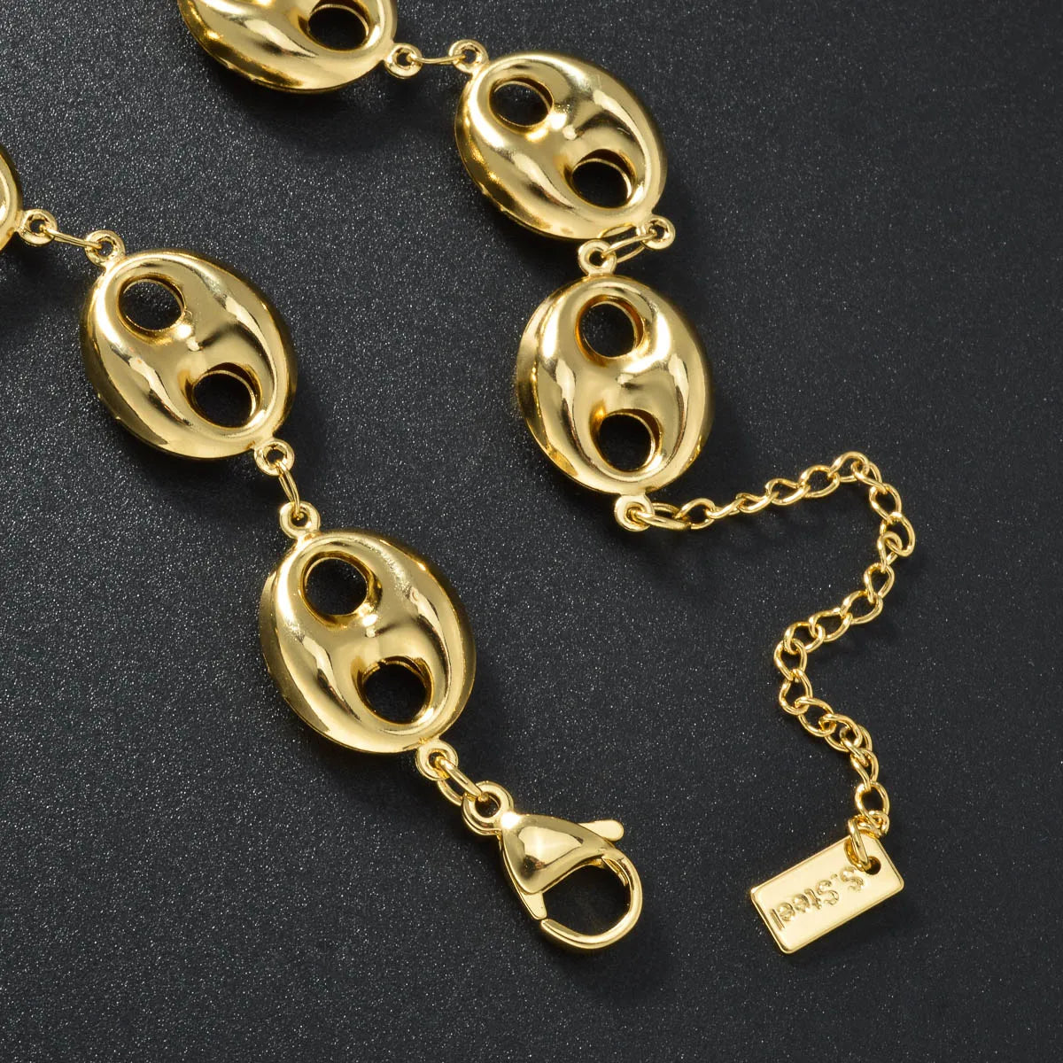 Collar de cadena cubana de 5 mm, joyería de acero inoxidable para hombre, plata, oro, estilo hip hop, unisex, cadenas duraderas, regalo para el día a día.