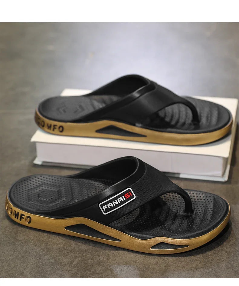 Chanclas de verano para hombre, sandalias deportivas de playa, calzado informal para hombre, estilo casual, moderno y cómodo para estar en casa.