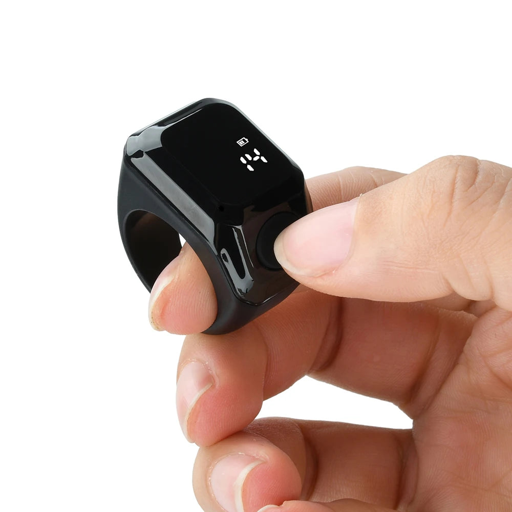 Contador de timbres inteligente con aplicación, pantalla digital portátil, contador Bluetooth, recordatorio por vibración, contadores de conteo portátiles.