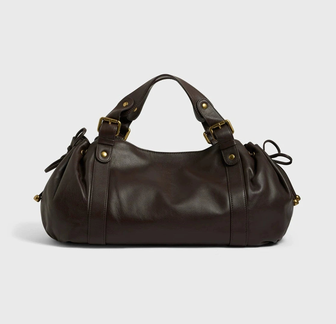 Bolso bandolera sencillo para mujer, bolso de hombro Boston para el día a día