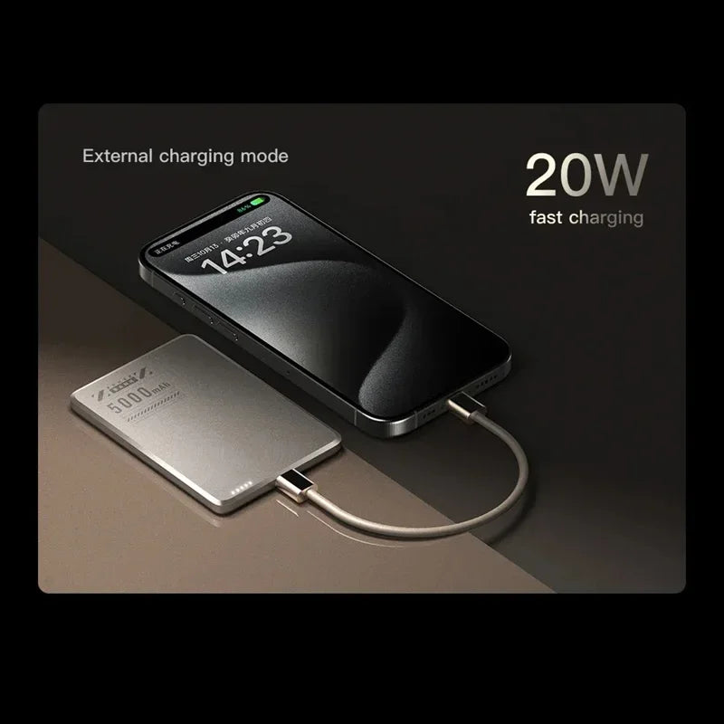 Xiaomi Metal Magnetic Power Bank Super Fast Charging Compact Portable Mini Ultra-Thin Wireless Power Bank with Large Capacity