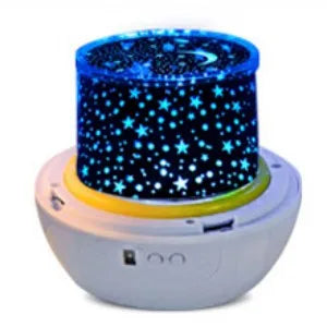 Proyector creativo de fantasía con rotación de 360°, 15 tipos de diapositivas.