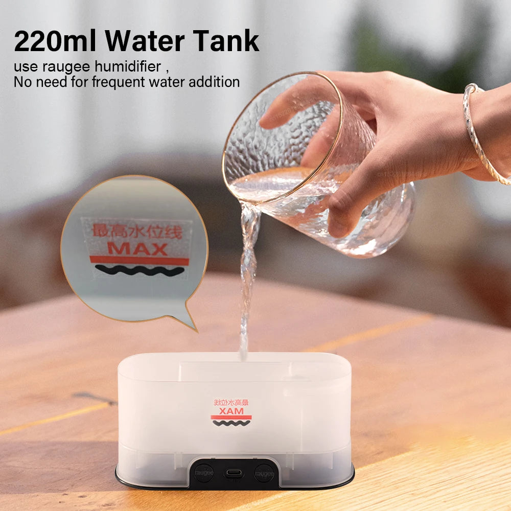 Humidificador de aire con difusor de aceites esenciales