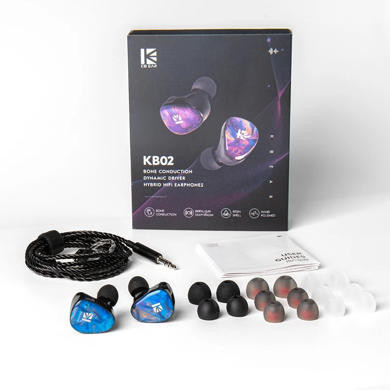 Auriculares HiFi KBEAR KB02 (DOBLE IEM)