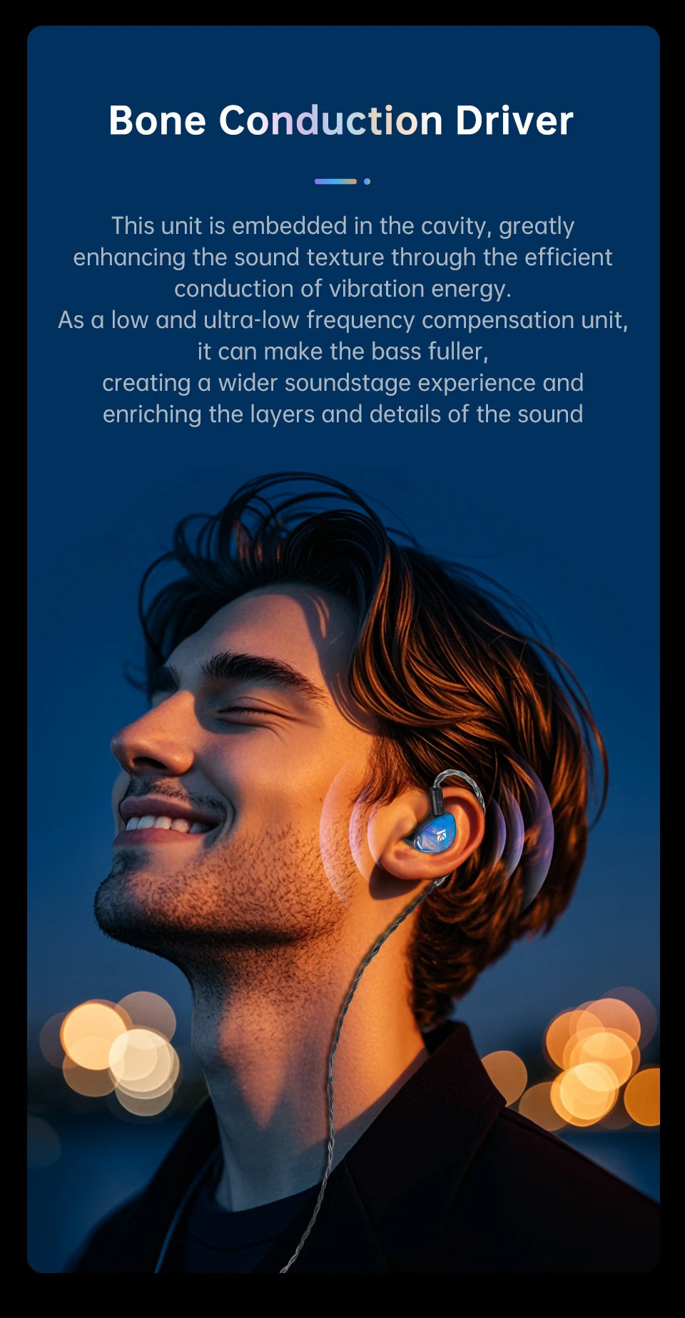 Auriculares HiFi KBEAR KB02 (DOBLE IEM)