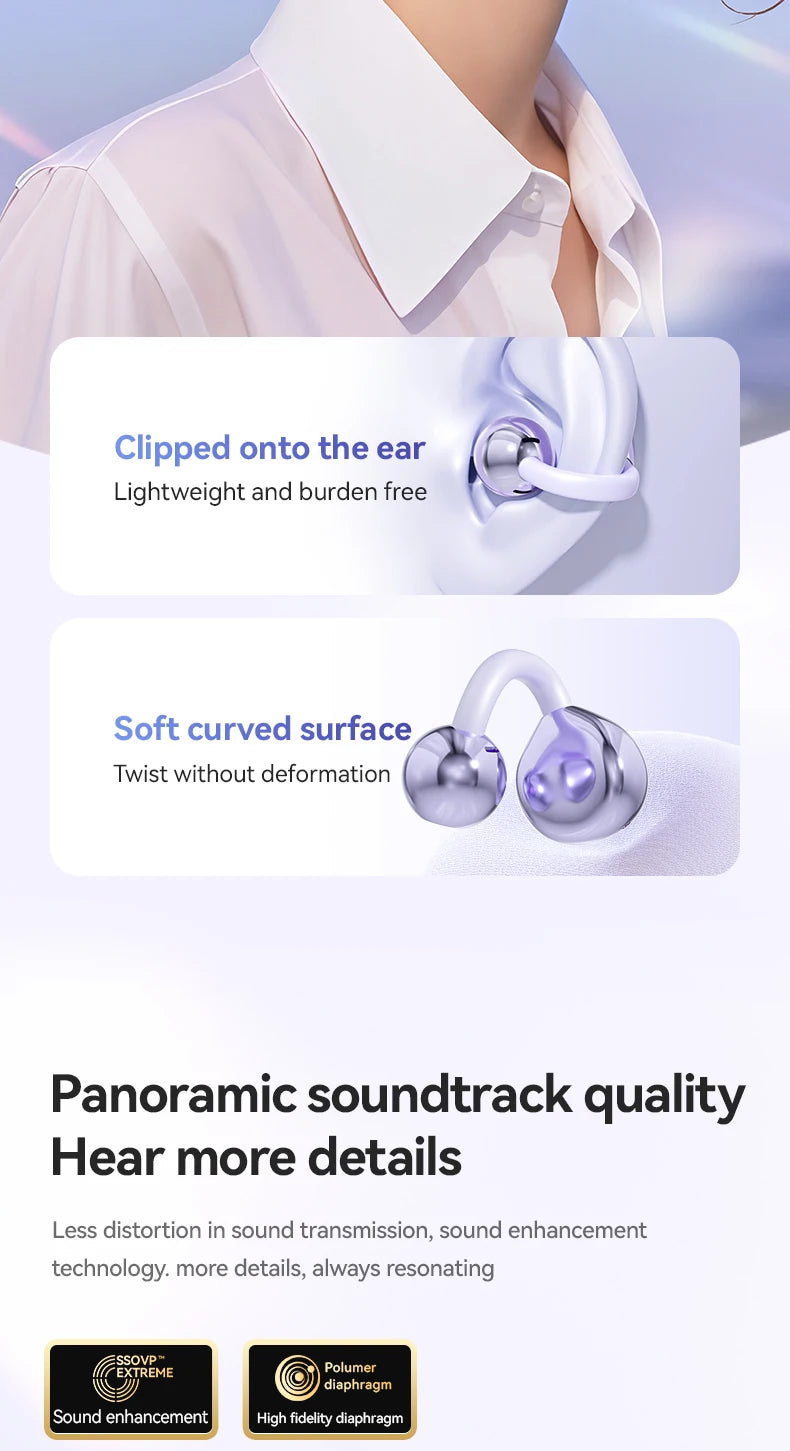 Auriculares de Conducción  Ósea HIFI (Huomtong)
