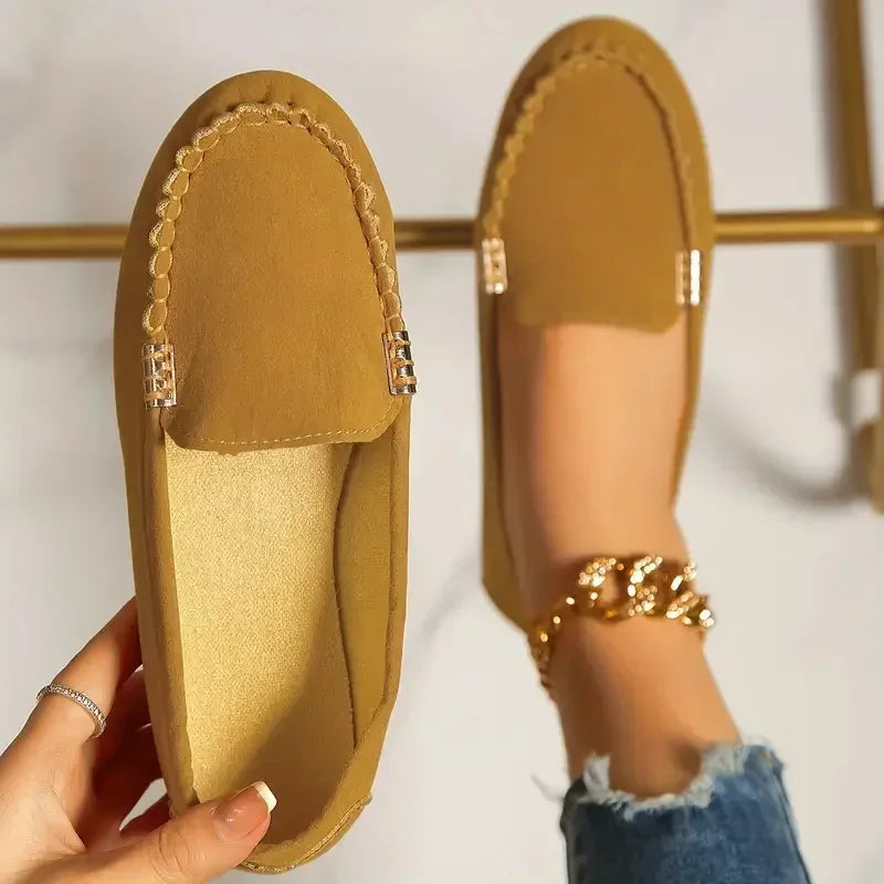 Zapatos planos para mujer, nuevos, casuales, ligeros, tipo mocasín, modernos, versátiles y cómodos, estilo Mary Jane para mujer.