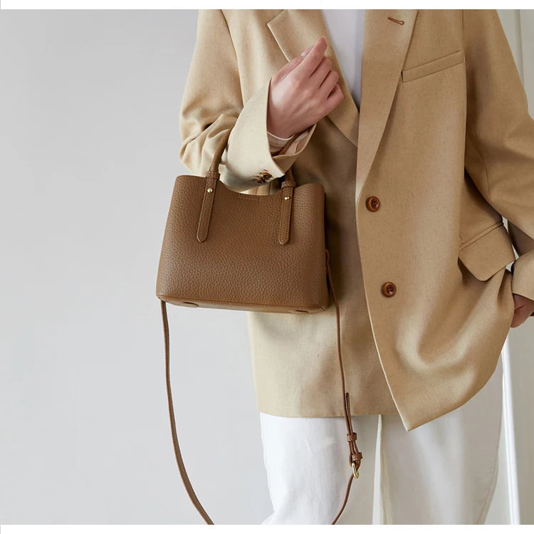Bolsos de mano de PU para mujer, elegantes bolsos tote, diseño versátil, bolsos de uso diario, bolso de hombro compacto