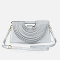 Bolsos de mano para mujer 2025, nuevos, dorados, de lujo, de marca de diseñador, tejidos a mano, estilo hobo, plateados, elegantes, de noche.