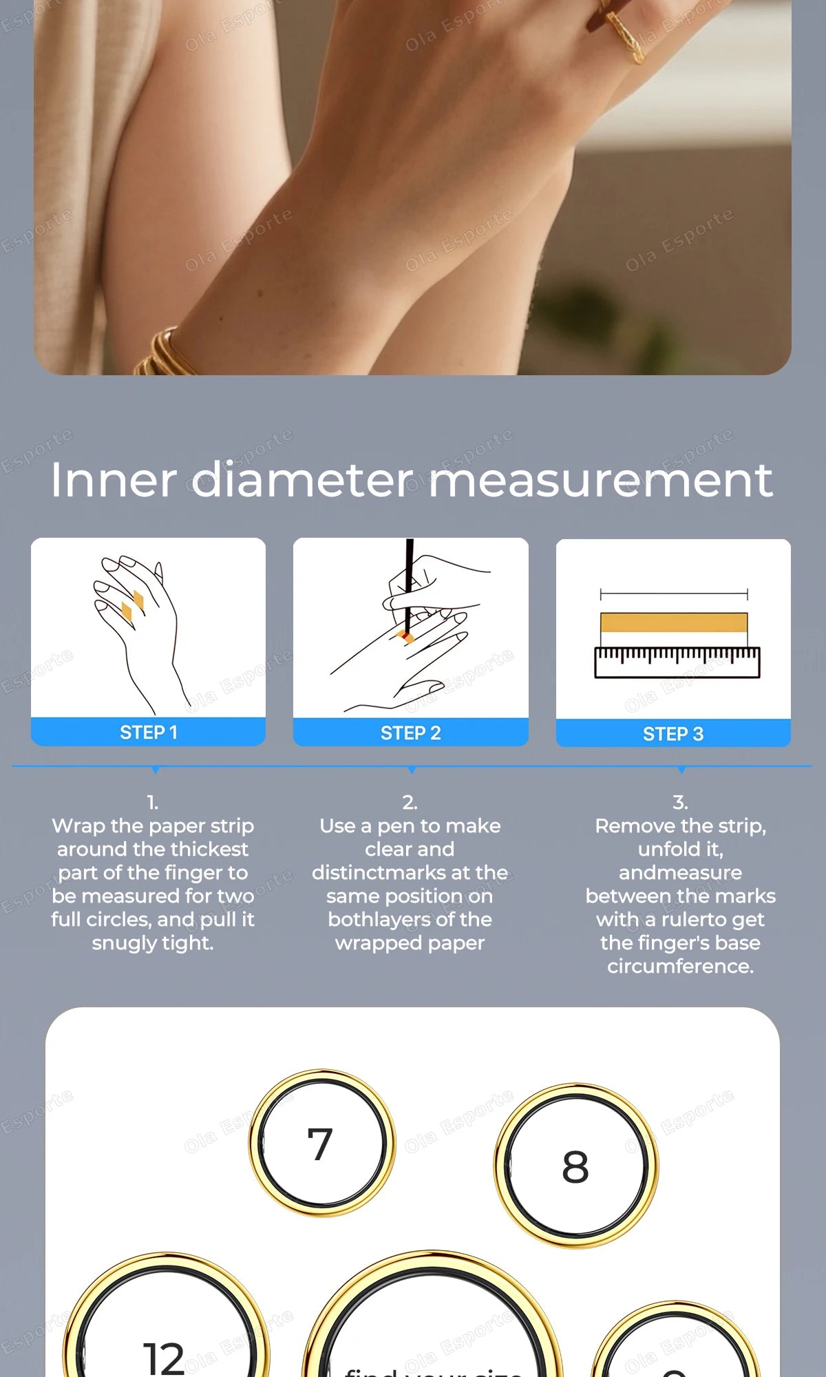 Anillo inteligente para hombres y mujeres con control de cámara, monitor de frecuencia cardíaca y oxígeno en sangre. Resistente al agua IP68 y 5ATM. Modo multideporte.