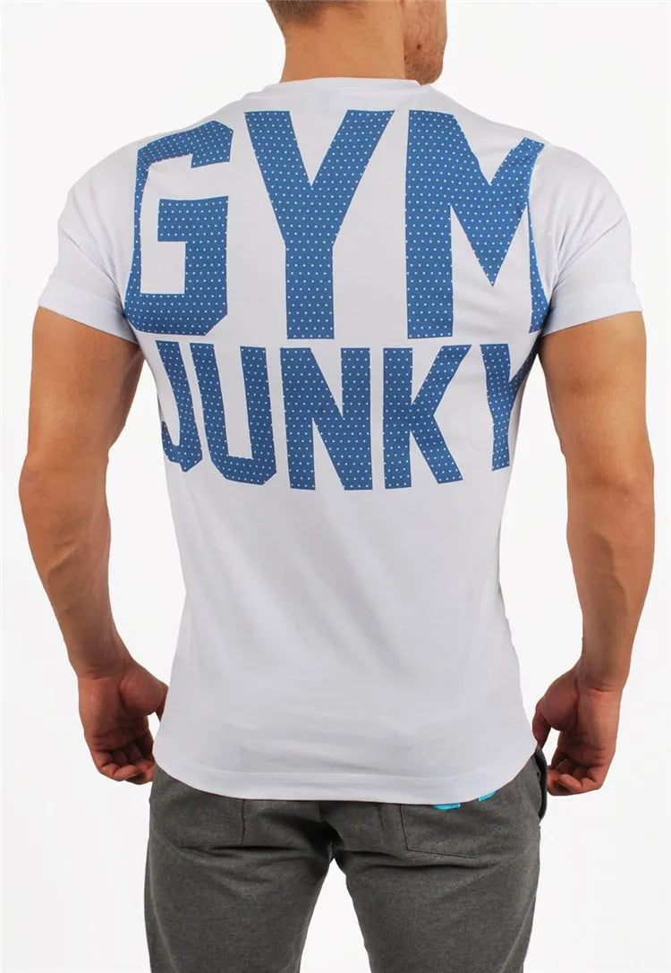 Camiseta de moda para hombre, tops para hombre, ropa de verano para fitness