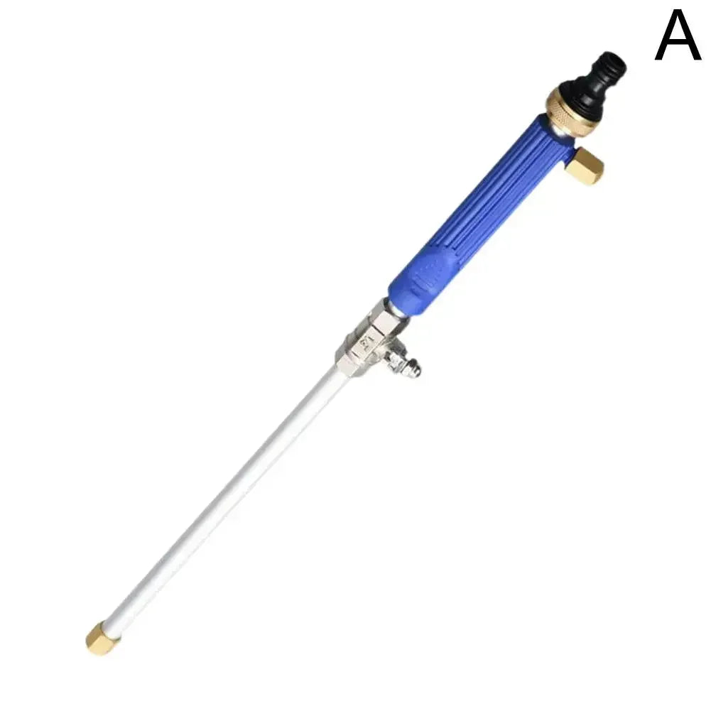 Pistola de agua a alta presión para coche de 46 cm, manguera de limpieza para jardín, herramienta de riego, pulverizador, boquilla aspersora R4Z8